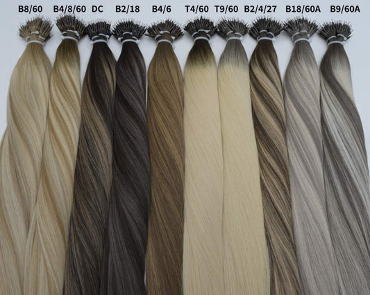 22” Luxury Nano Ring/Itip/Ktip Hair Extensions – 100g Remy Human Hair